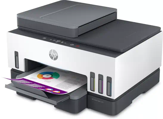 Smart Tank 7605 Sans fil All-in-One Couleur Imprimante, HP - visuel 1 - hello RSE - La fiabilité de votre connexion