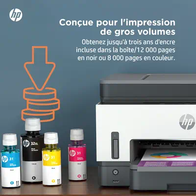 Smart Tank 7605 Sans fil All-in-One Couleur Imprimante, Impression recto-verso; copieur, scanner - HP - Autre Imprimante - visuel 10
