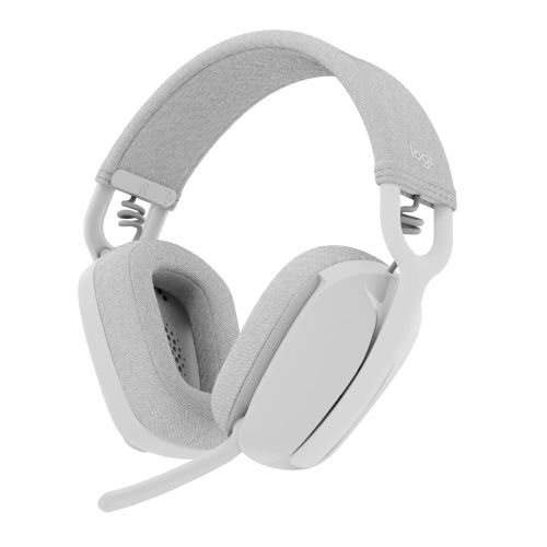 Revendeur officiel Casque Micro LOGITECH Zone Vibe 100 Headset full size Bluetooth wireless off-white