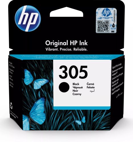 Vente Cartouches d'encre HP 305 Black Original Ink Cartridge sur hello RSE