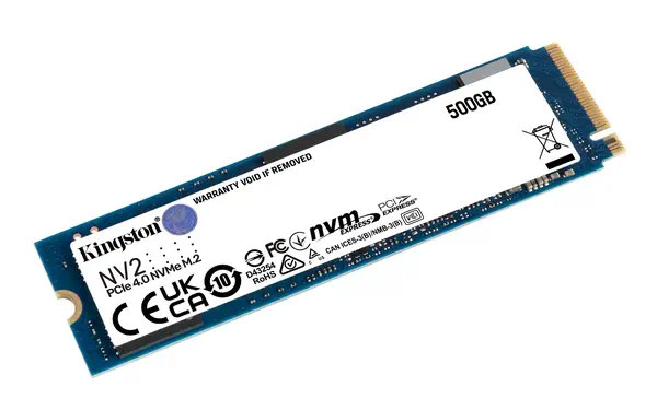 Kingston Technology 500G NV2 M.2 2280 PCIe 4.0 NVMe SSD - Disque dur SSD - visuel 2
