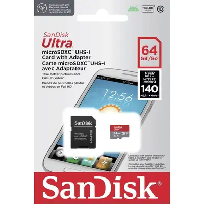 SanDisk SDSQUAB-064G-GN6TA non classé - Sandisk - Carte Mémoire - visuel 3