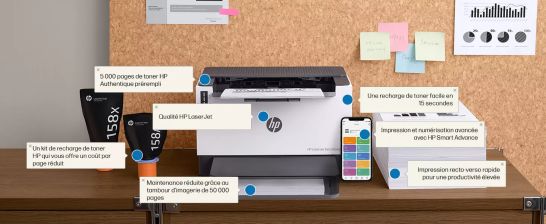HP LaserJet Tank 2504DW 22ppm Printer HP - visuel 1 - hello RSE - Tambour d'imagerie jusqu'à 50 000 pages