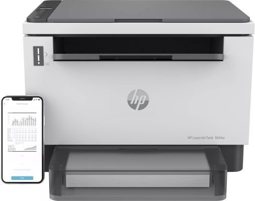 Achat HP LaserJet Tank MFP 1604W Print copy scan 22ppm Printer au meilleur prix
