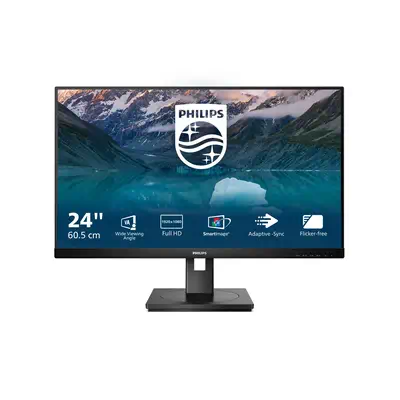 PHILIPS 242S9JML/00 23.8inch 1920x1080 VA Flat H/A 130 Philips - visuel 1 - hello RSE - Écran Full HD 16/9 pour des images nettes et détaillées