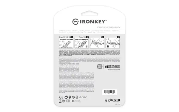 IronKey Keypad 200 de 64 Go, FIPS 140-3 Kingston - visuel 1 - hello RSE - Certifié FIPS 140-3 niveau 3 (en cours)