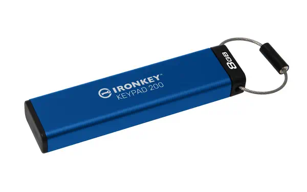 IronKey Keypad 200 de 8 Go, FIPS 140-3 Kingston - visuel 1 - hello RSE - Modes de lecture seule globale et de session (protection contre l'écriture)