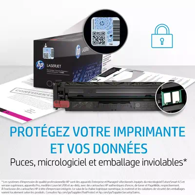 Cartouche de toner LaserJet authentique noir HP 145X HP - visuel 1 - hello RSE - Répond aux critères d'émission des écolabels
