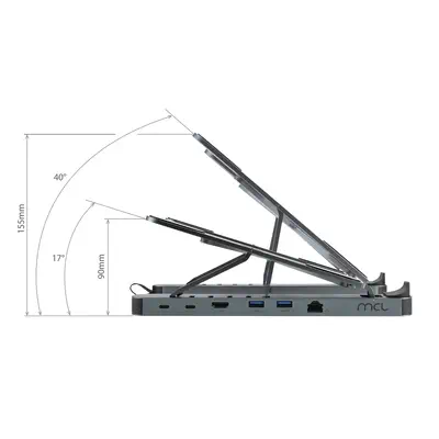 MCL Station d'accueil 6 ports avec support PC - Station d'accueil pour portable - visuel 2
