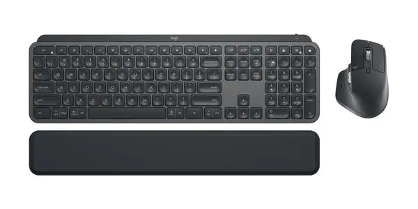 Logitech 920-010932 clavier Souris incluse Bureau RF sans fil + Bluetooth QWERTY Graphite - Clavier - visuel 1