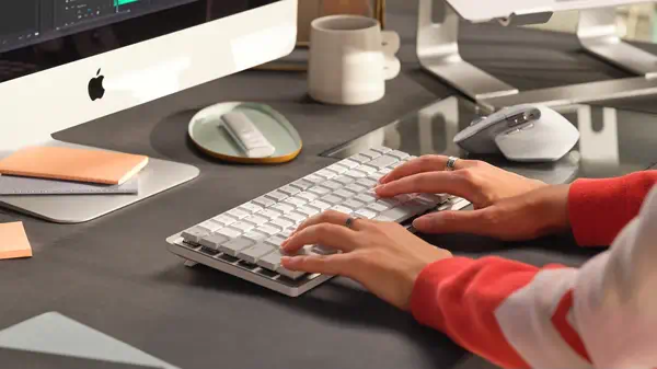 Logitech 920-010794 clavier Bureau RF sans fil + Bluetooth QWERTZ Allemand Gris - Clavier - visuel 5