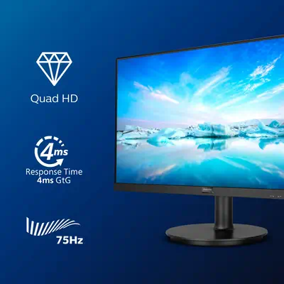 Philips V Line 275V8LA/00 écran plat de PC Philips - visuel 1 - hello RSE - HDMI, pour une connectivité numérique universelle