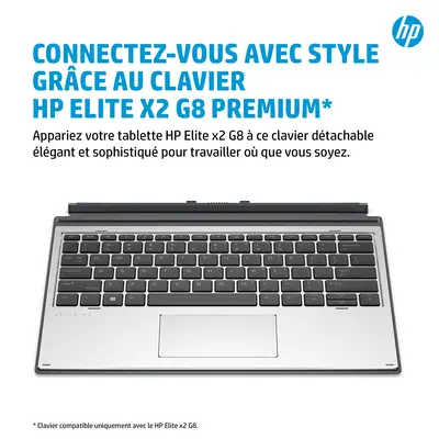 Clavier HP Premium HP Elite x2 G8 HP - visuel 1 - hello RSE - Conçu pour garantir flexibilité et confort.