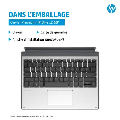 Clavier HP Premium HP Elite x2 G8 - visuel 9