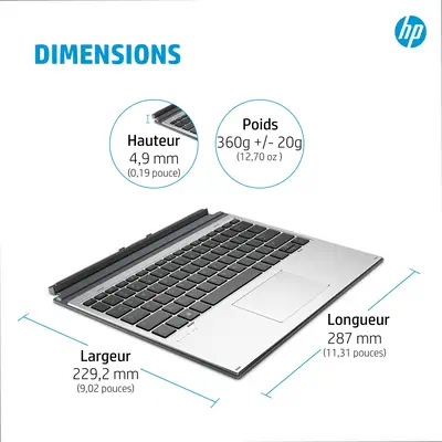 Clavier HP Premium HP Elite x2 G8 - visuel 10