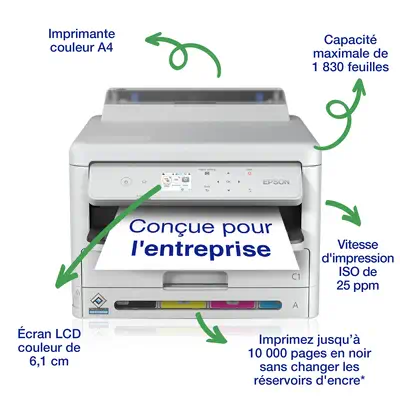 Epson WorkForce Pro WF-C5390DW - Imprimante Jet d'encre et photo - visuel 3