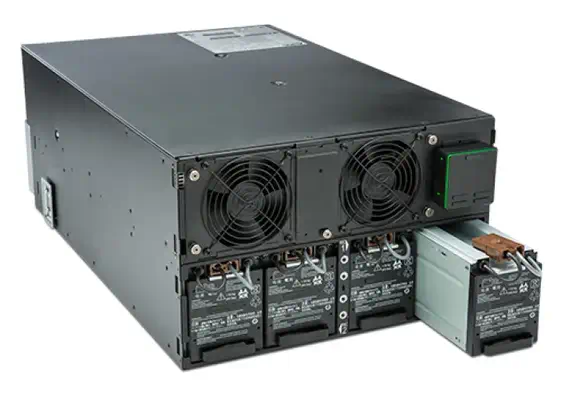 APC Smart-UPS On-Line SRT8KRMXLI - 8kW/VA, 6x C13 + 4x C19 + sortie monophasée câblée, montable en r - Onduleur - visuel 7