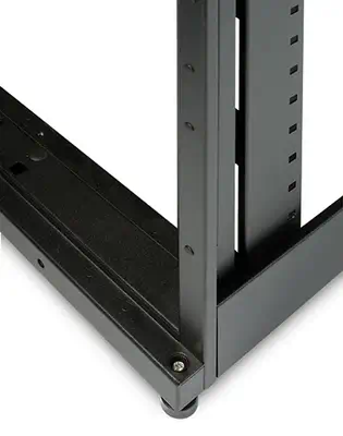 APC Netshelter SX 48U 750mm Wide x 1070mm APC - visuel 1 - hello RSE - Roulettes et pieds de réglage discrets, positionnables sur le dessous ou le dessus