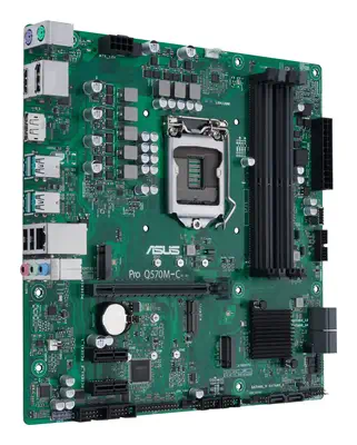 ASUS PRO Q570M-C/CSM Intel Q570 LGA 1200 (Socket H5) micro ATX - Asus - Carte mère - visuel 3