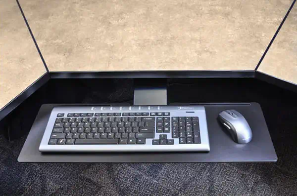 Ergotron Neo-Flex Underdesk Keyboard Arm Noir Ergotron - visuel 1 - hello RSE - Rangement pratique