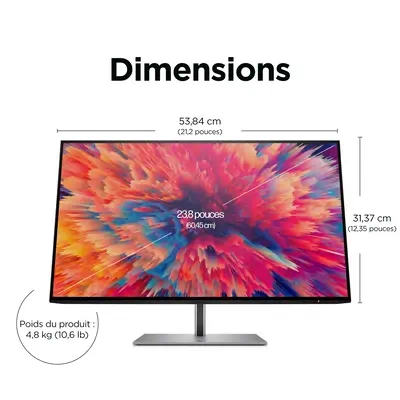 Écran HP Z24q G3 QHD HP - visuel 1 - hello RSE - Des détails époustouflants. Des performances sublimes.