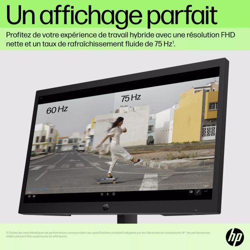 Achat HP P22v G5 21.5p FHD Monitor 1920x1080 16:9 1000:1 et autres produits de la marque HP