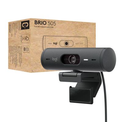 LOGITECH BRIO 505 Webcam colour 4 MP 1920 Logitech - visuel 1 - hello RSE - Emballage responsable