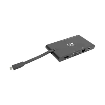 Revendeur officiel Tripp Lite U442-DOCK3-B station d'accueil Avec fil USB 3.2 Gen 2 (3.1 Gen 2) Type-C Noir