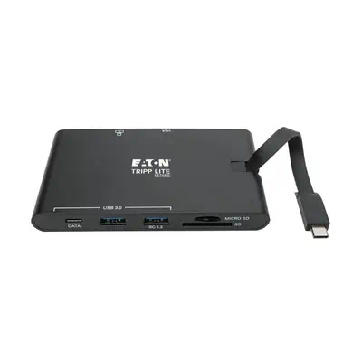 Tripp Lite U442-DOCK3-B station d'accueil Avec fil USB Tripp Lite - visuel 1 - hello RSE - Donne accès à un réseau Gigabit Ethernet filaire