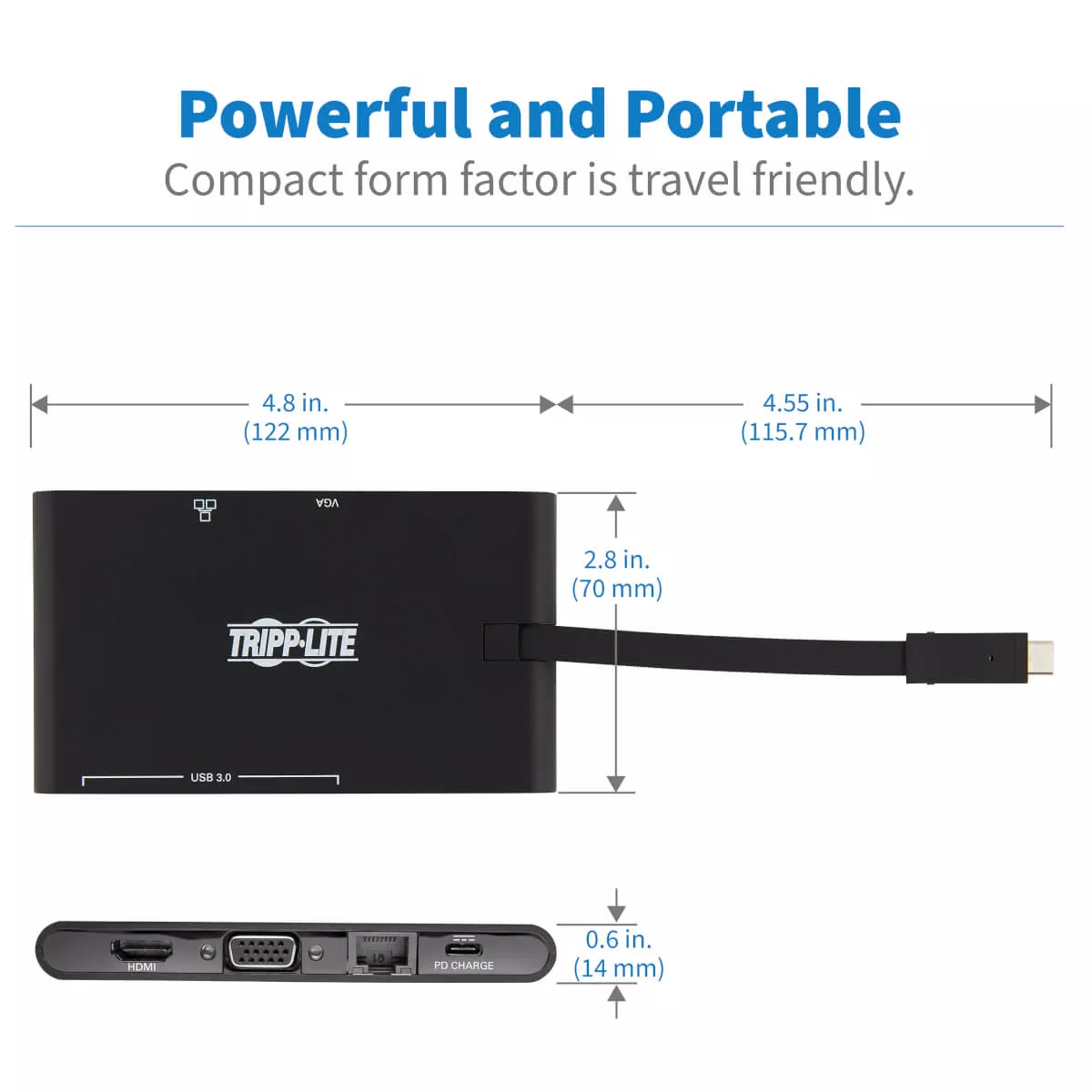 Vente EATON TRIPPLITE USB-C Dock 4K HDMI VGA USB Tripp Lite au meilleur prix - visuel 6