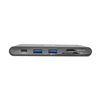 Tripp Lite U442-DOCK3-B station d'accueil Avec fil USB Tripp Lite - visuel 1 - hello RSE - Transmet une vidéo 4K et un son numérique d'une clarté cristalline à un moniteur HDMI