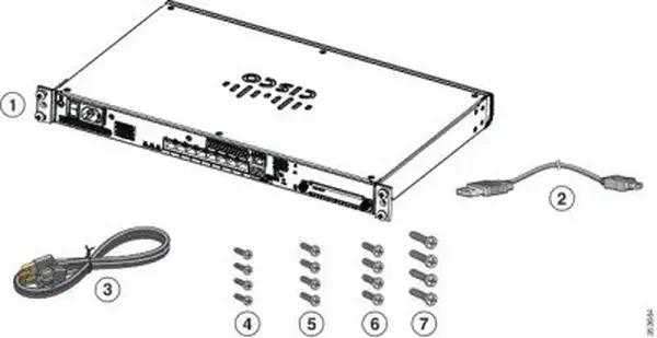 Cisco ASA5516-BRACKET= accessoire de racks Kit de montage - Accessoire - visuel 1