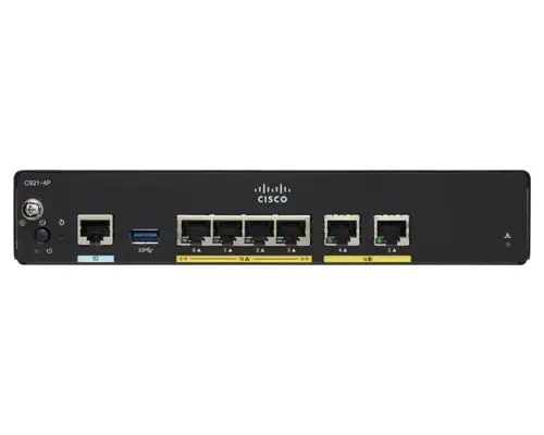 Cisco C927-4P Routeur connecté Gigabit Ethernet Noir - visuel 1