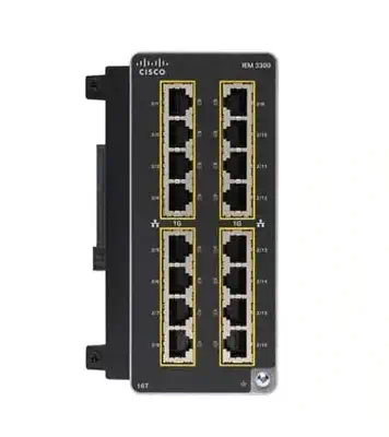 Cisco Catalyst IE3300 Géré L2 Gigabit Ethernet (10/100/1000) Noir - Accessoire Réseau - visuel 1
