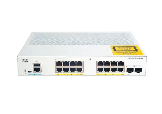 Cisco Catalyst C1000-16FP-2G-L commutateur réseau Géré L2 Gigabit Cisco - visuel 1 - hello RSE - CONFIGURATION MATÉRIELLE