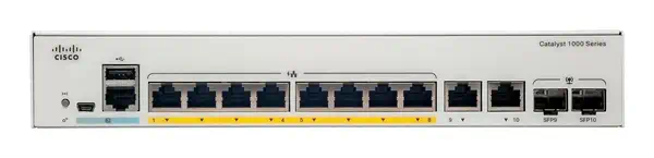 Cisco Catalyst C1000-8FP-2G-L commutateur réseau Géré L2 Gigabit Cisco - visuel 1 - hello RSE - CONFIGURATION MATÉRIELLE