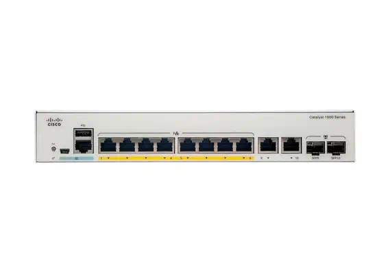 Cisco Catalyst C1000-8T-E-2G-L commutateur réseau Géré L2 Gigabit Cisco - visuel 1 - hello RSE - CONFIGURATION MATÉRIELLE