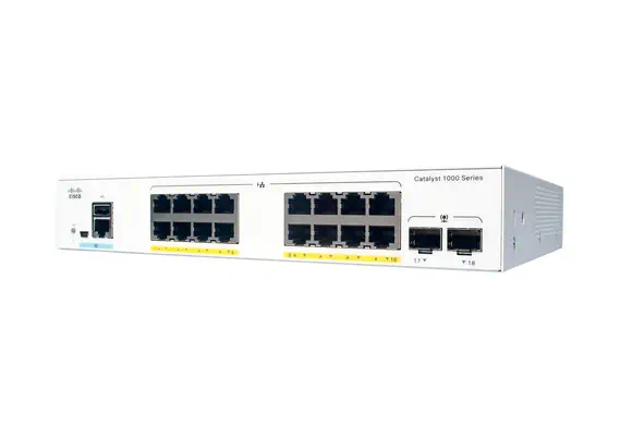 Cisco Catalyst C1000-16P-2G-L commutateur réseau Géré L2 Gigabit Ethernet (10/100/1000) Connexion Et - Switchs et Hubs - visuel 1