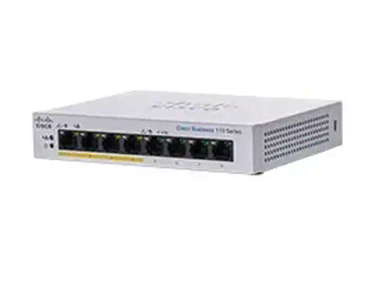 Cisco CBS110-8PP-D Non-géré L2 Gigabit Ethernet (10/100/1000) Connexion Ethernet, supportant l'alime - Switchs et Hubs - visuel 1