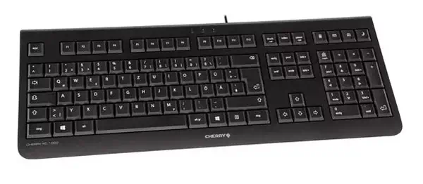 CHERRY KC 1000 clavier Universel USB AZERTY Belge Noir - Clavier - visuel 1
