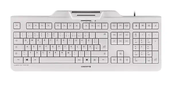 CHERRY KC 1000 Sc Contact Smart Card Corded Keyboard - Clavier - visuel 1