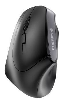 Achat CHERRY MW 4500 LEFT Souris ergonomique sans fil, pour gauchers, noir, USB au meilleur prix