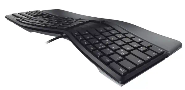 CHERRY KC 4500 ERGO clavier Universel USB QWERTY Anglais britannique Noir - Clavier - visuel 4