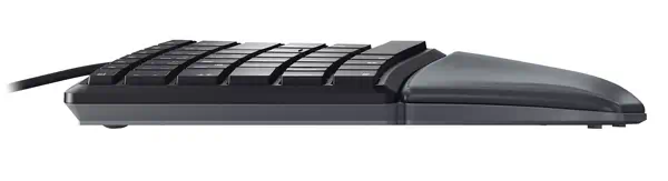 CHERRY KC 4500 ERGO clavier Universel USB QWERTY Anglais britannique Noir - Clavier - visuel 5