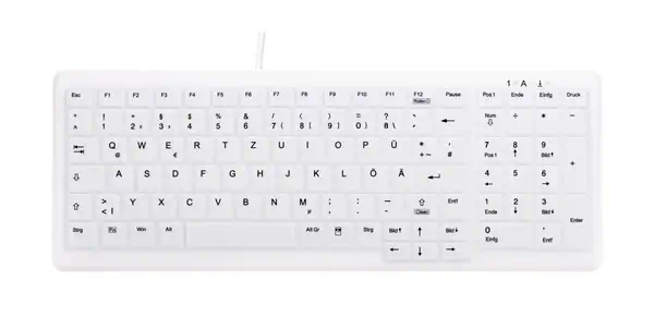 CHERRY AK-C7000F-U1-W/GE Active Key Corded Keyboard - Clavier - visuel 1