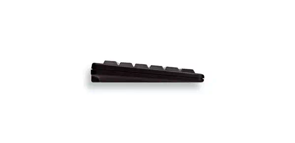 G84-4100 COMPACT KEYBOARD Clavier filaire miniature, USB/PS2, noir, AZERTY - FR - CHERRY - visuel 3