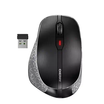 CHERRY MW 8C ERGO souris Droitier RF sans fil + Bluetooth Optique 3000 DPI - Souris - visuel 1