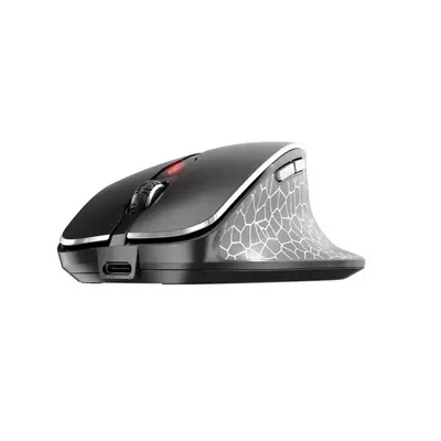 CHERRY MW 8C ERGO souris Droitier RF sans CHERRY - visuel 1 - hello RSE - Capteur réglable sur 4 niveaux - prêt pour les moniteurs 4K