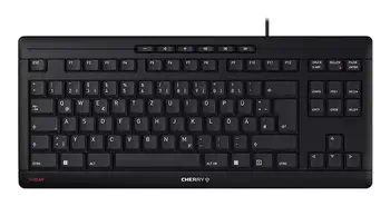 CHERRY STREAM KEYBOARD TKL clavier Universel USB QWERTZ Allemand Noir garantie