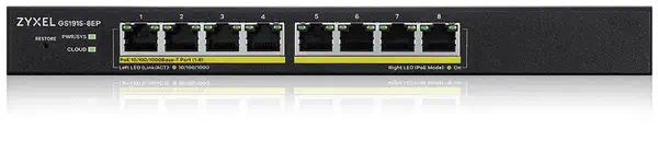 Zyxel GS1915-8EP Géré L2 Gigabit Ethernet (10/100/1000) Connexion Ethernet, supportant l'alimentatio - Switchs et Hubs - visuel 1